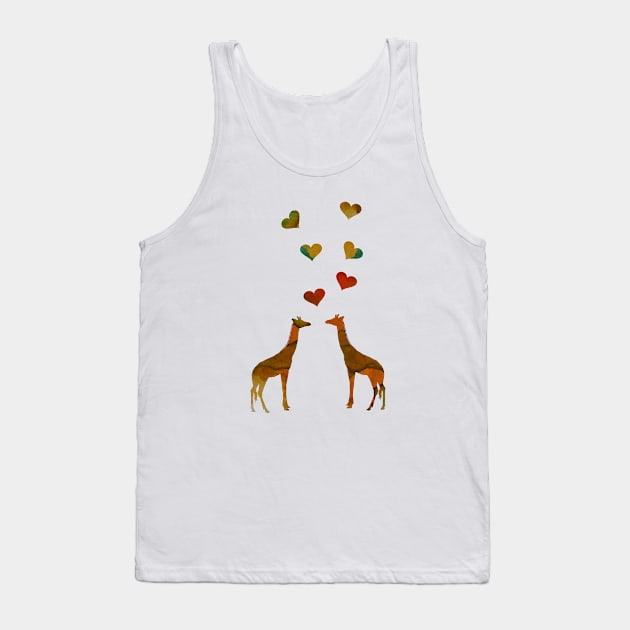 Giraffes Tank Top by BittenByErmines